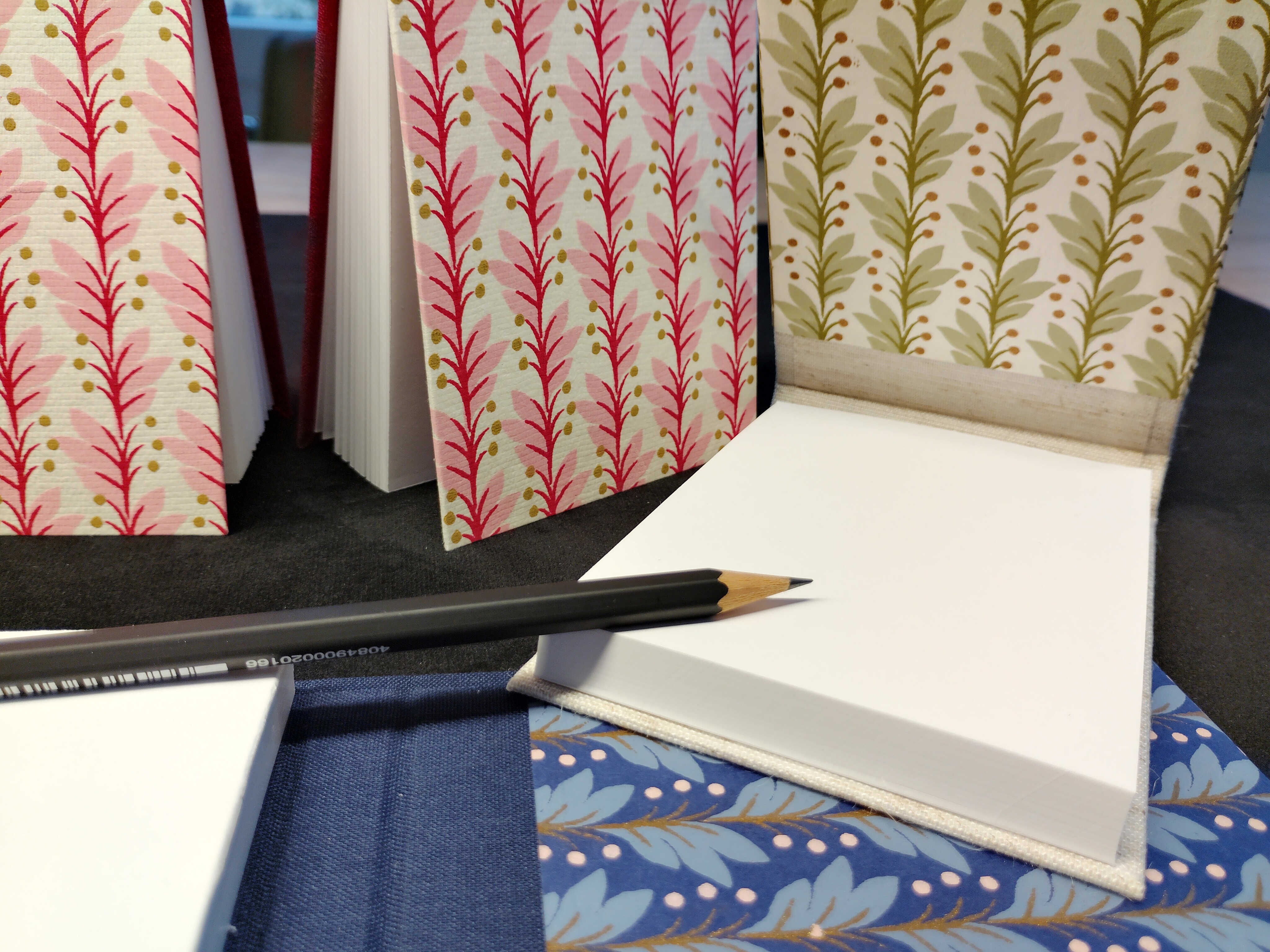 Notizblöcke mit Baumwollpapier